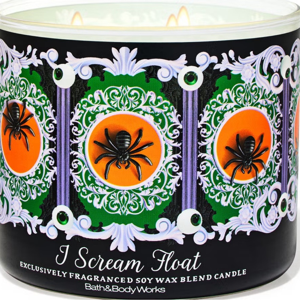 Bath & Body Works I Scream Float Candle - wax blended 3‎ wick